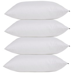 Pillow Insert Set of 4 18 x18 Down Alternative , Decorative Pillows for  Couch, Square Pillows Sofa